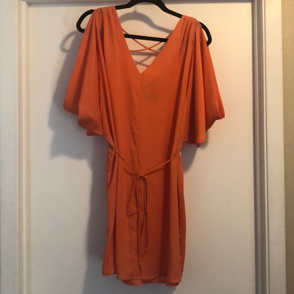 Orange dress